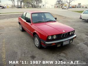 1987 BMW 325e