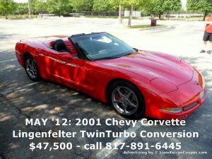 2001 Corvette - 550 HP