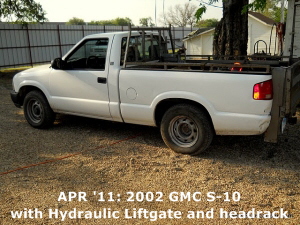 APR '11: 2002 GMC S-10 with LiftGate