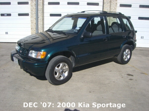 DEC '07: 2000 Kia Sportage DEC '07: 2000 Kia Sportage