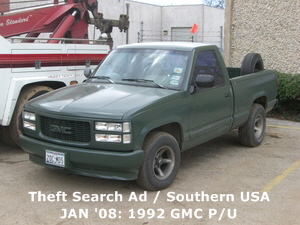 JAN '08: 1992 GMC P/U