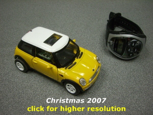 Watch-Control Toy Cars